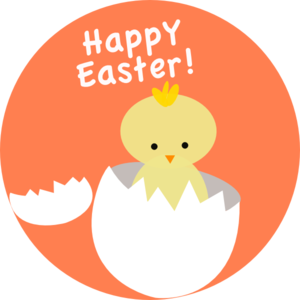 Easter Chick Hatching Clip Art